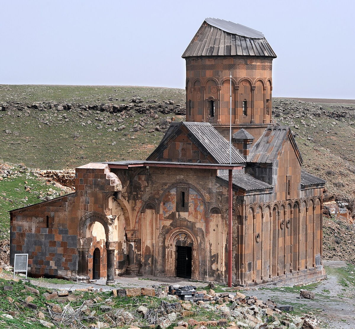 The church of St Gregory above the gorge