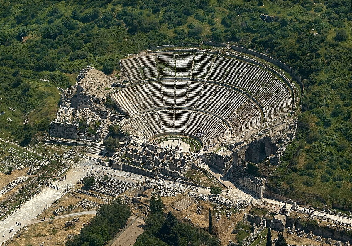 The Great Theatre, seating 25,000