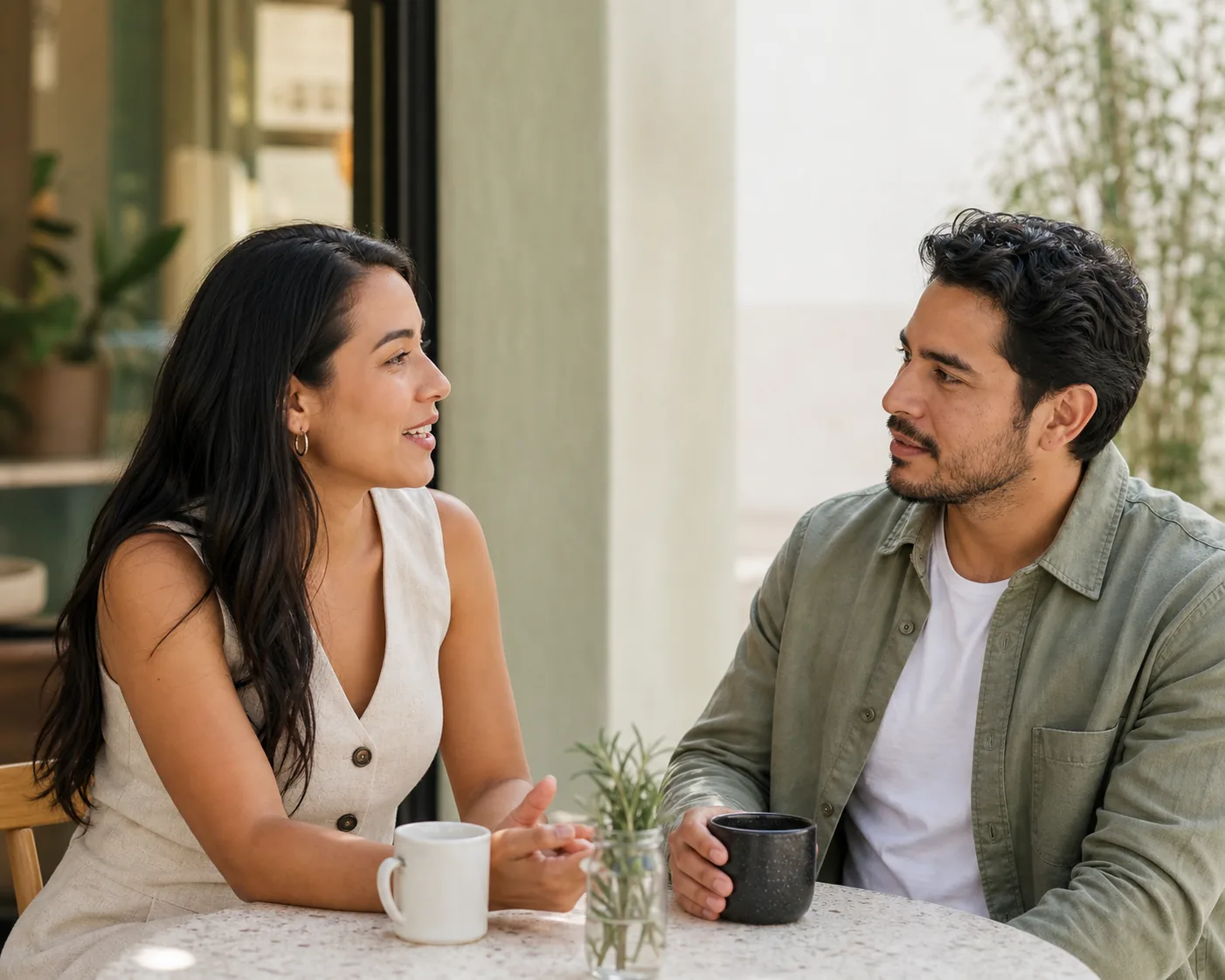 Personas adultas conociéndose en México
